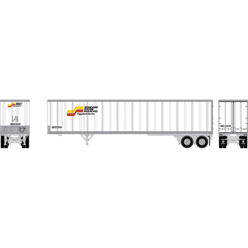 N ATH 45' Fruehauf Z-Van Trailer Smooth Side, SBDZ #230549