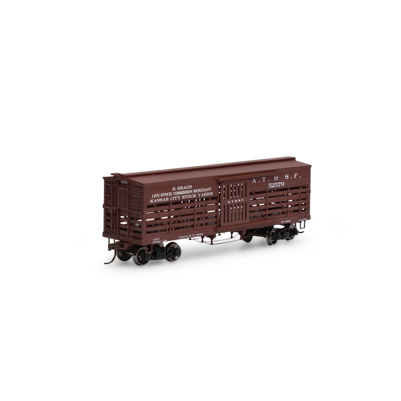 HO 36' Old Time Stock Car, ATSF #52579