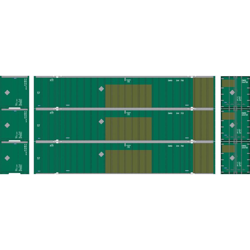 N ATH 53' Stoughton Container, EMHU #244700/244723/244756 (3)