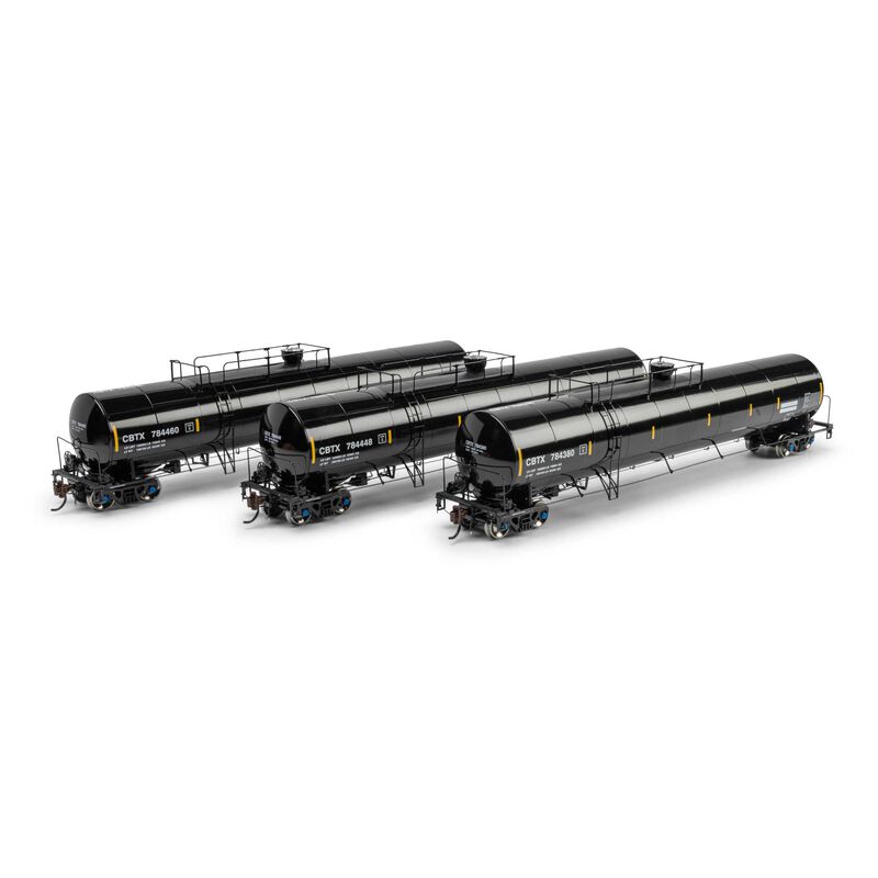 Athearn Genesis HO UTC 33K LPG Tank Car- Late, CBTX #784380/784448/784460 (3)