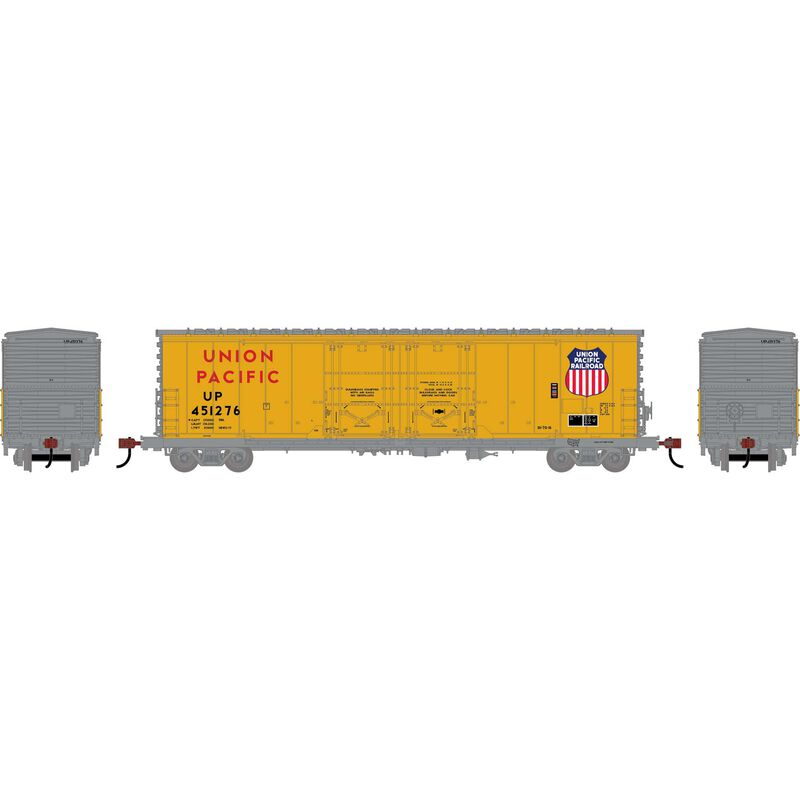 Athearn HO ATH 50' Evans Double Plug Door Box Car, UP #451276