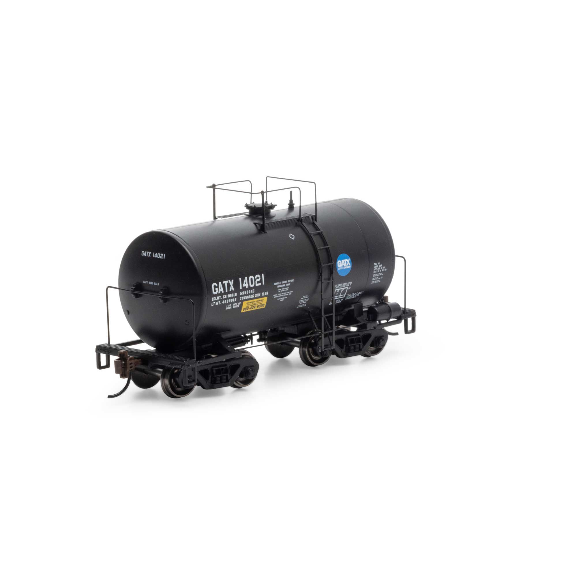 HO 30' NACC 8,000-Gallon Tank, GATX #14021 Model Train | Athearn