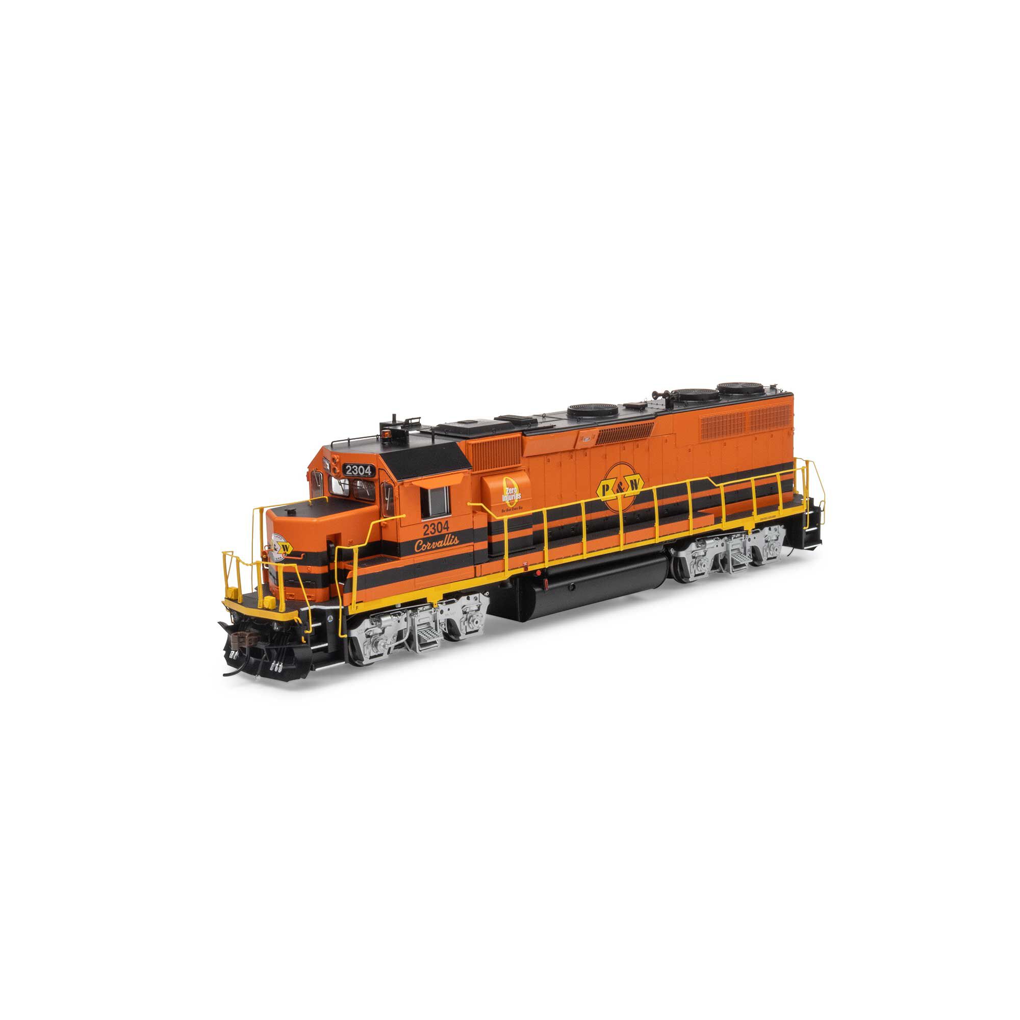 HO GP39-2 Locomotive with DCC & Sound, PNWR #2304 Model Train
