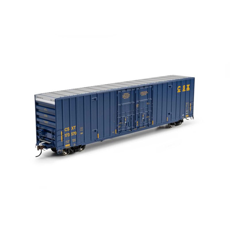 Athearn HO ATH 60' Gunderson High Cube Double Door Box Car, CSXT #173570
