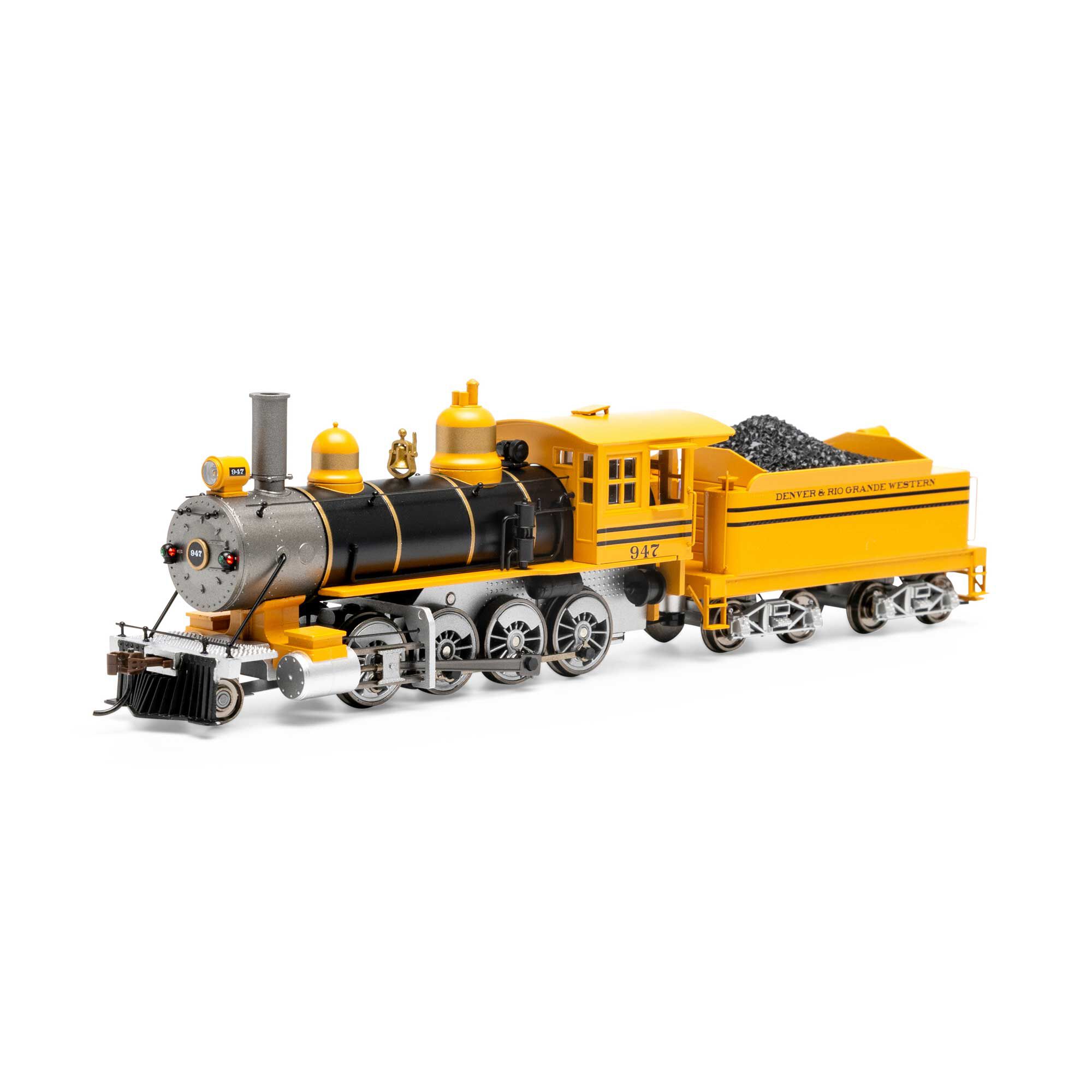 Athearn HO Old Time 2-8-0 Locomotive with DCC & Sound, D&RGW #947