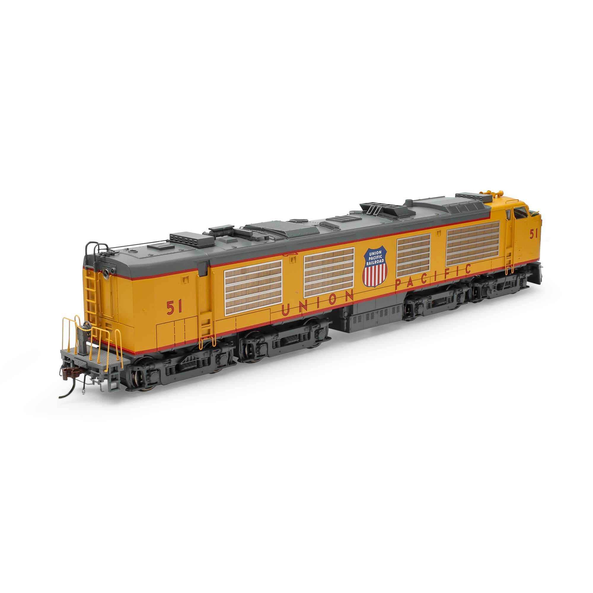 Turningpoint ハースト haast ブルー×イエロー HO Gas Turbine Locomotive, UP #51 Model Train | Athearn