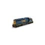 Athearn Genesis HO GP40-2 Locomotive with DCC & Sound, CSXT 'Boxcar Logo' #6203