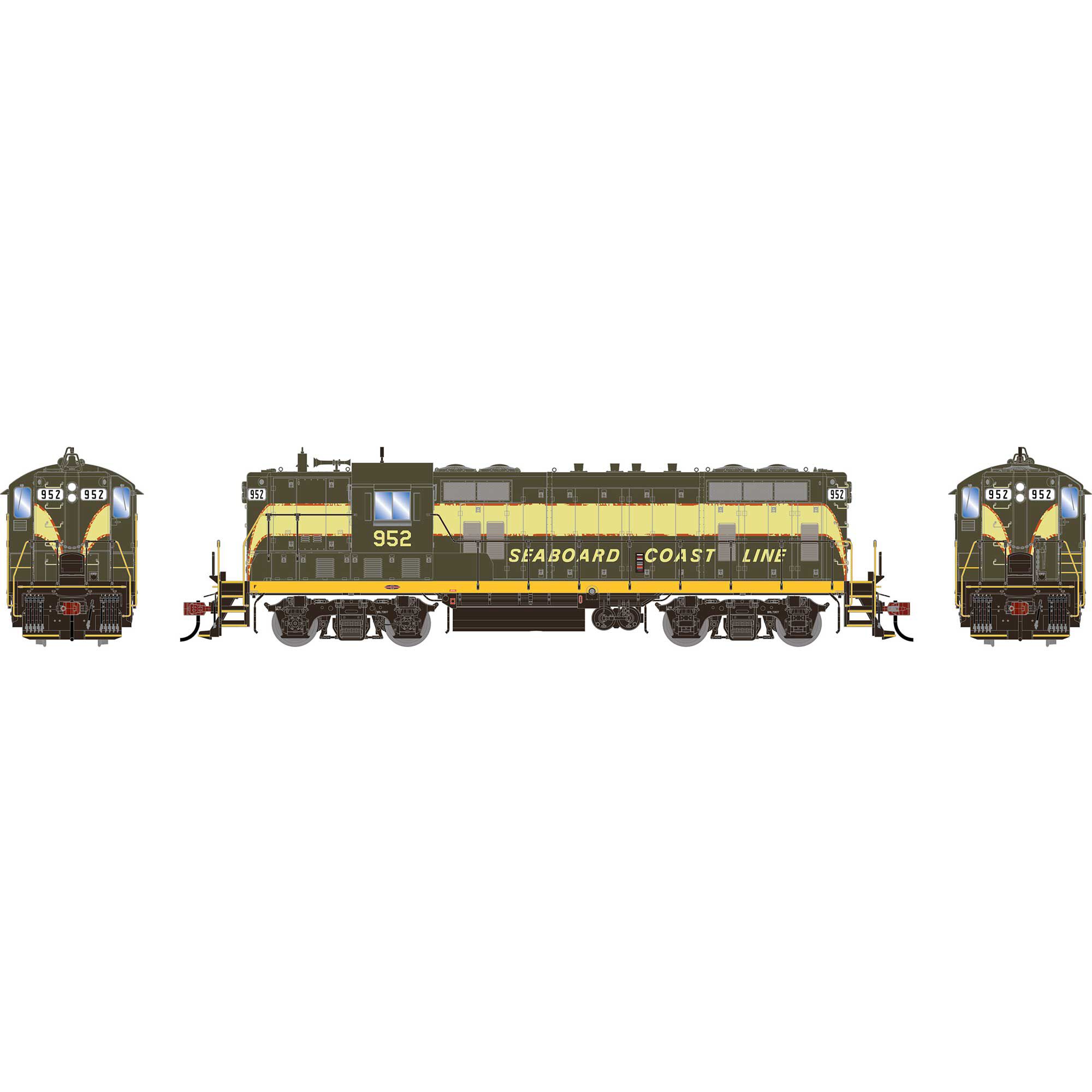 Athearn Genesis HO GEN GP7 Locomotive w/DCC & Sound, Primed For