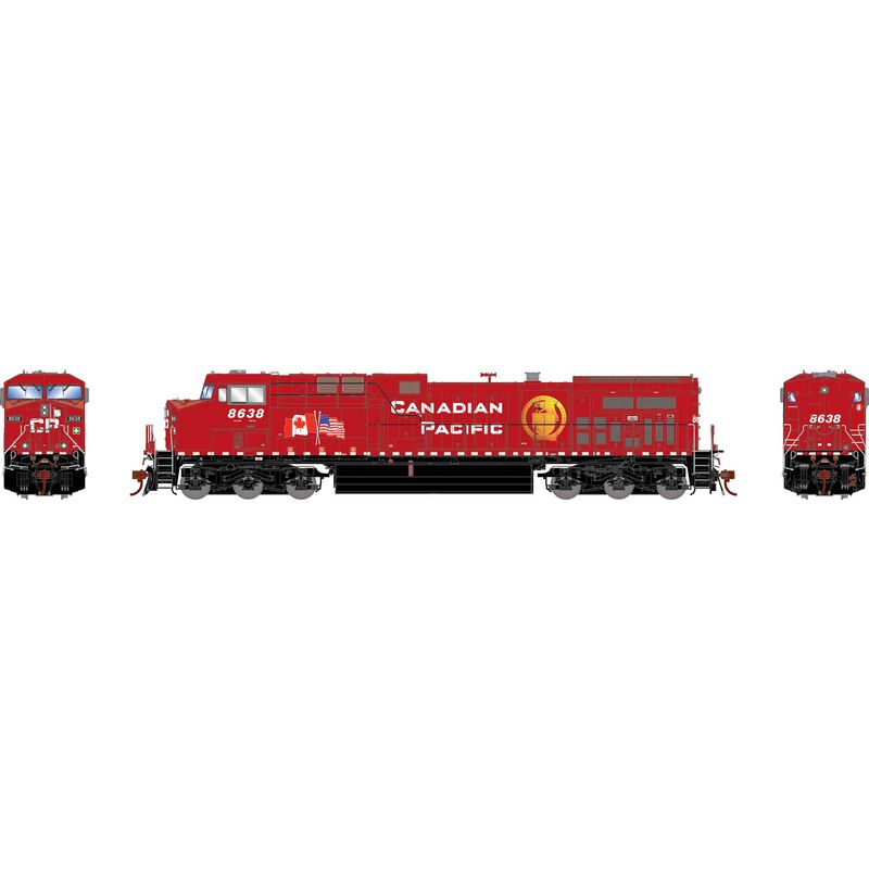 HO GEN AC4400CW Locomotive, CP 'Dual Flags' #8638