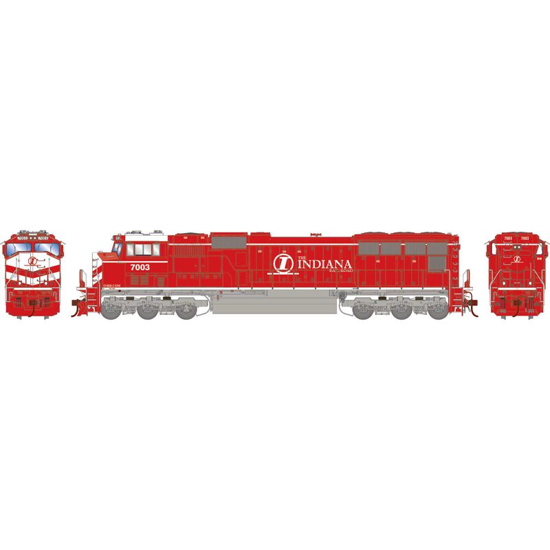 HO SD70M Locomotive with DCC & Sound, INRD #7003