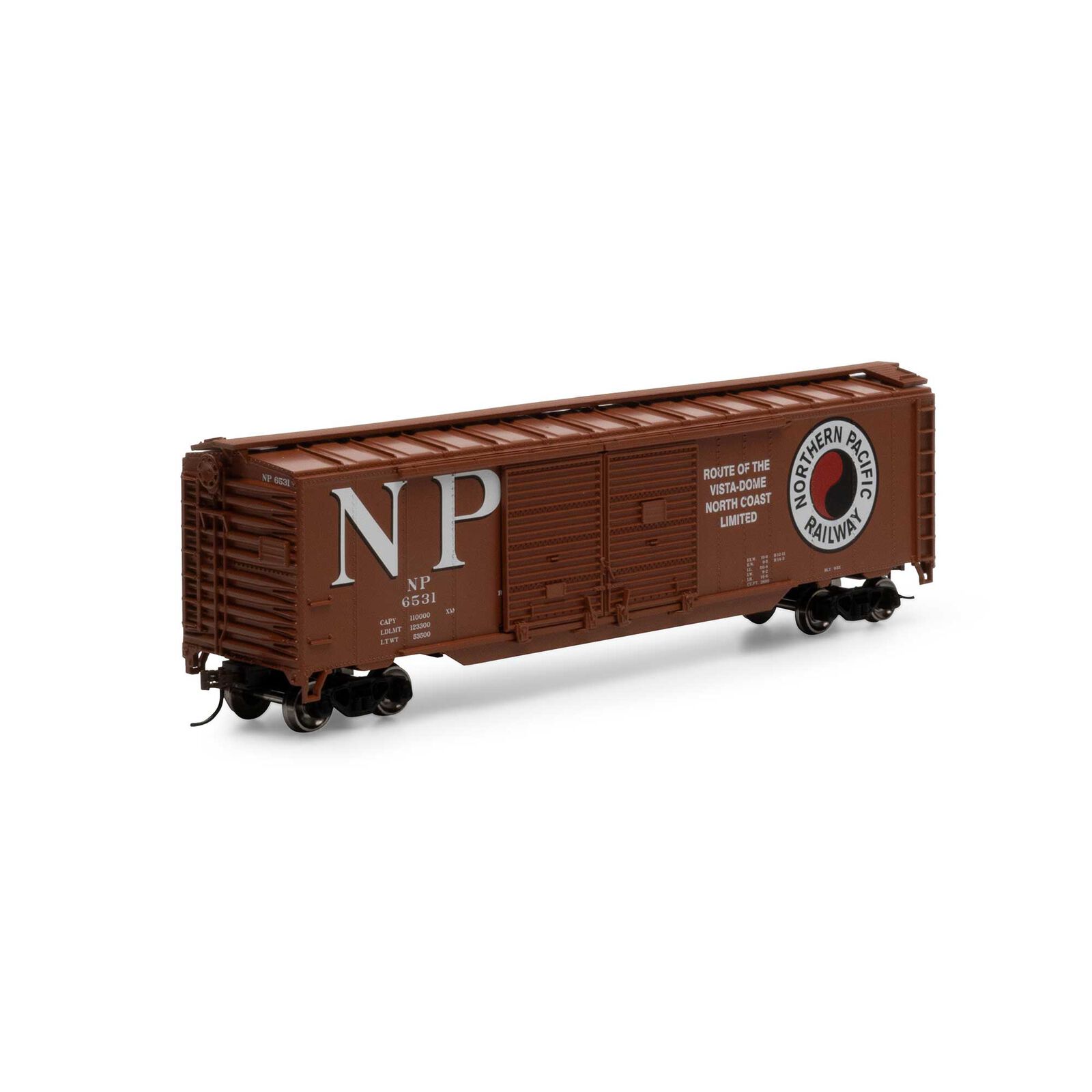 Roundhouse HO PS-1 Double Sliding Door Box Car, NP #6531