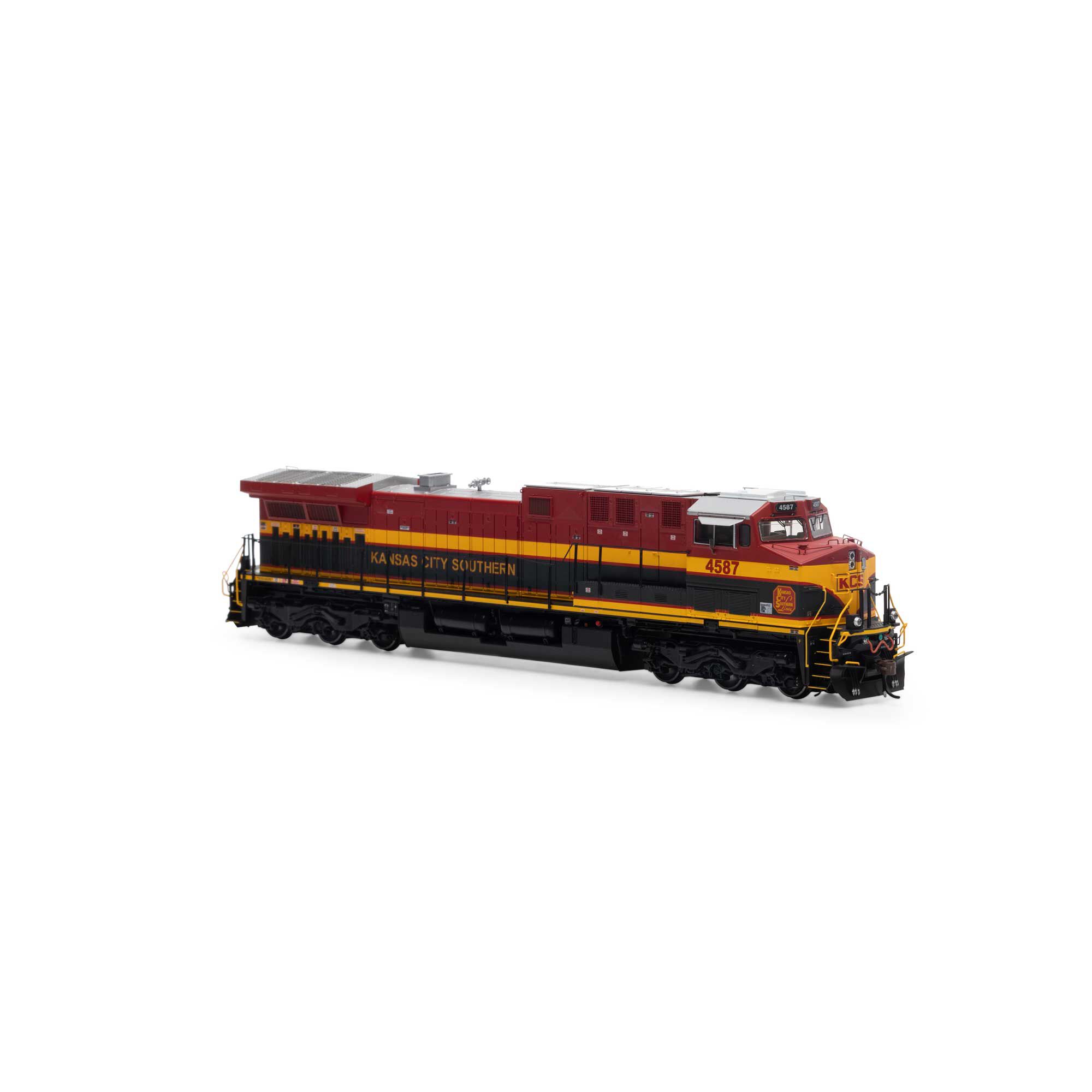 リインヴェンションズ HO G2 AC4400CW w/DCC & Sound, KCS #4587 Model Train | Athearn