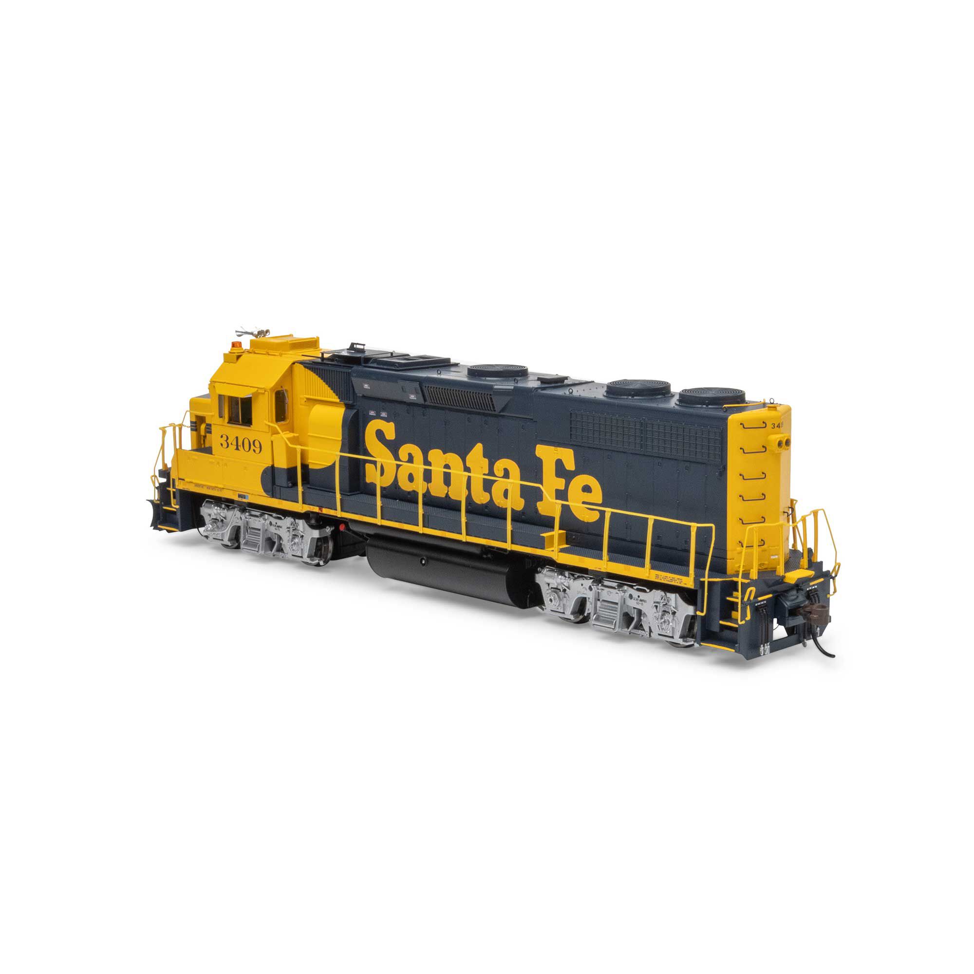 HO GP39-2u Locomotive, ATSF #3409 Model Train | Athearn | Athearn
