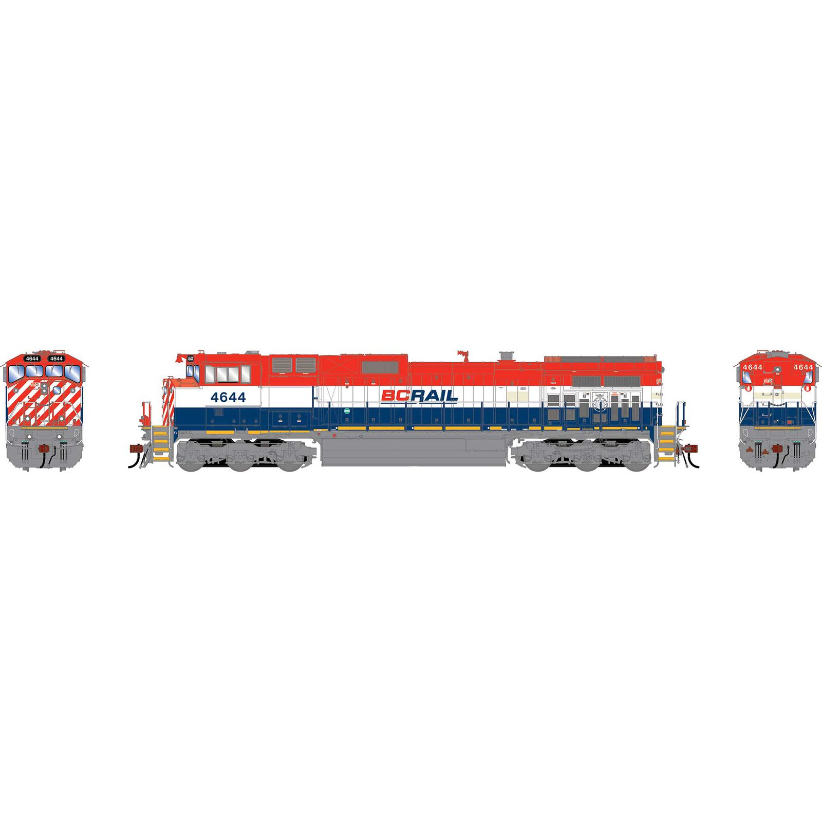 HO GEN Dash 9-44CW Locomotive w/DCC & Sound, BCOL #4644