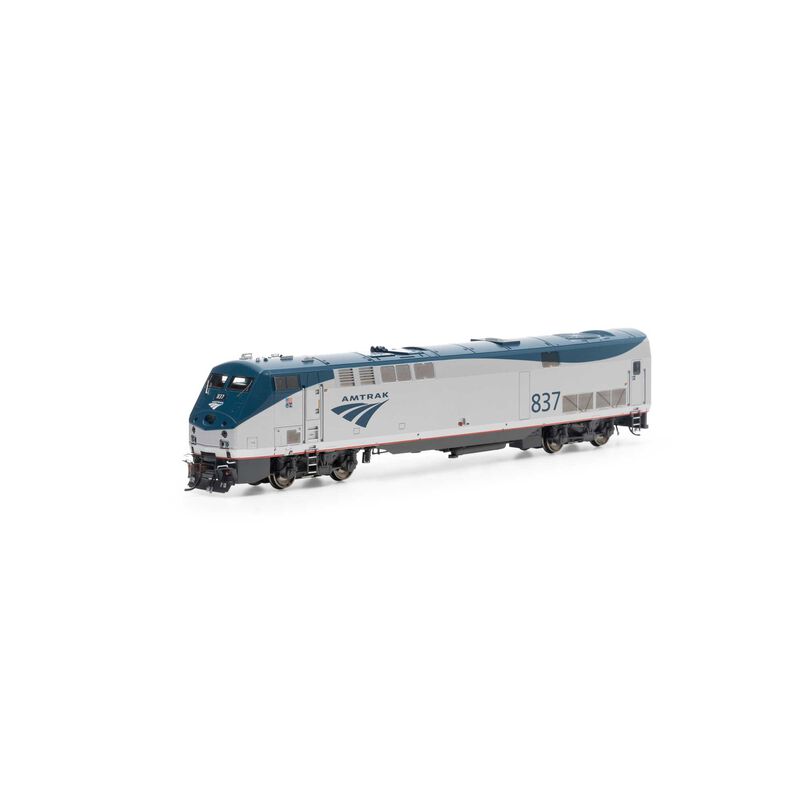 HO P40DC Locomotive with DCC & Sound, Amtrak, Phase V #837