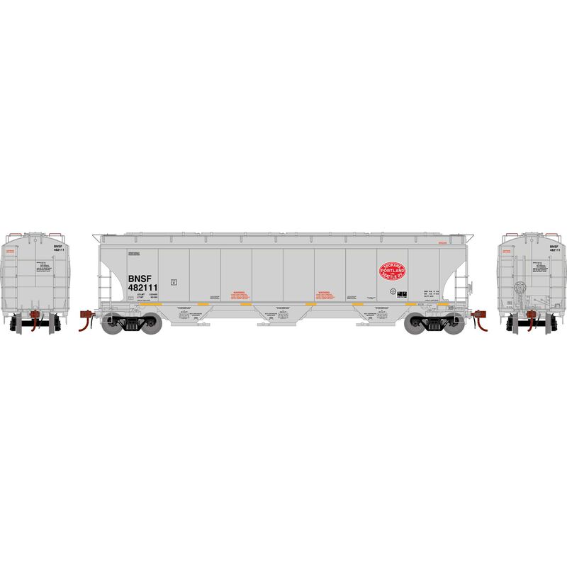 HO GEN Trinity 5161 Covered Hopper, BNSF Railway 'SP&S Heritage' #482111