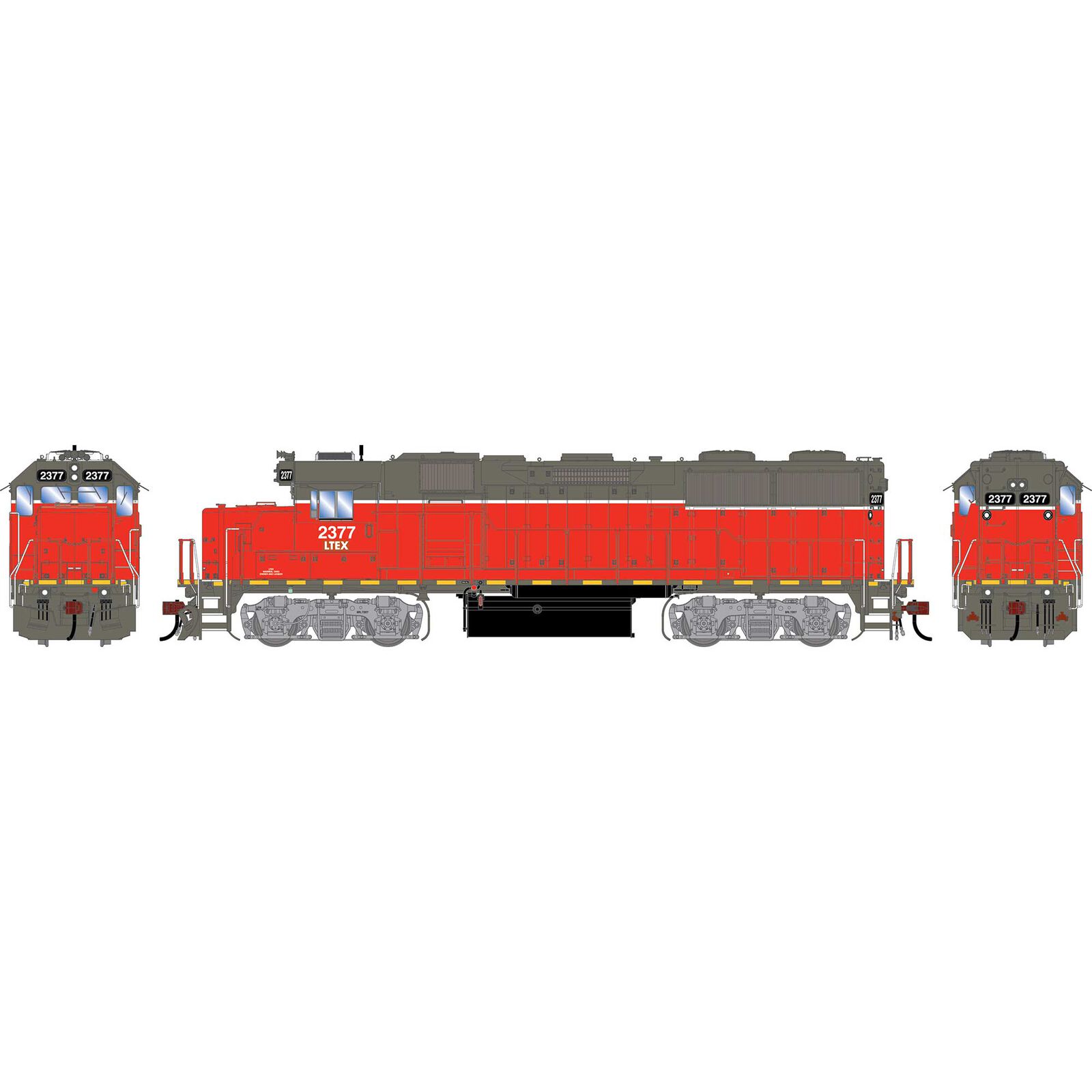 HO GEN GP39-2 PH III Locomotive, LTEX #2377