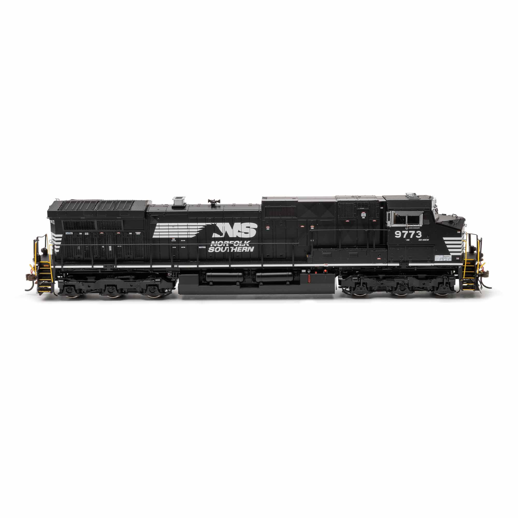 HO GE Dash 9-40CW Locomotive with DCC & Sound, NS #9773 Model