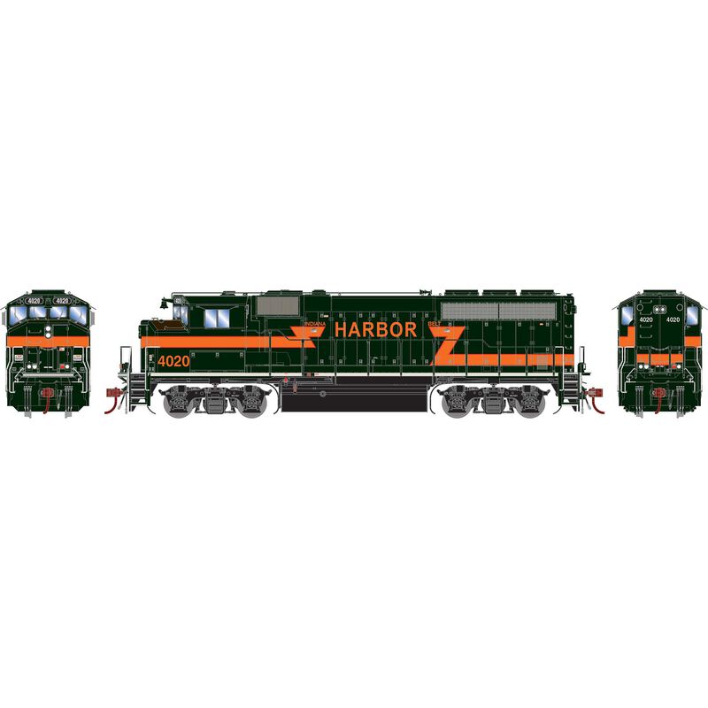 Athearn HO GP40-2L, Indiana Harbor Belt #4020