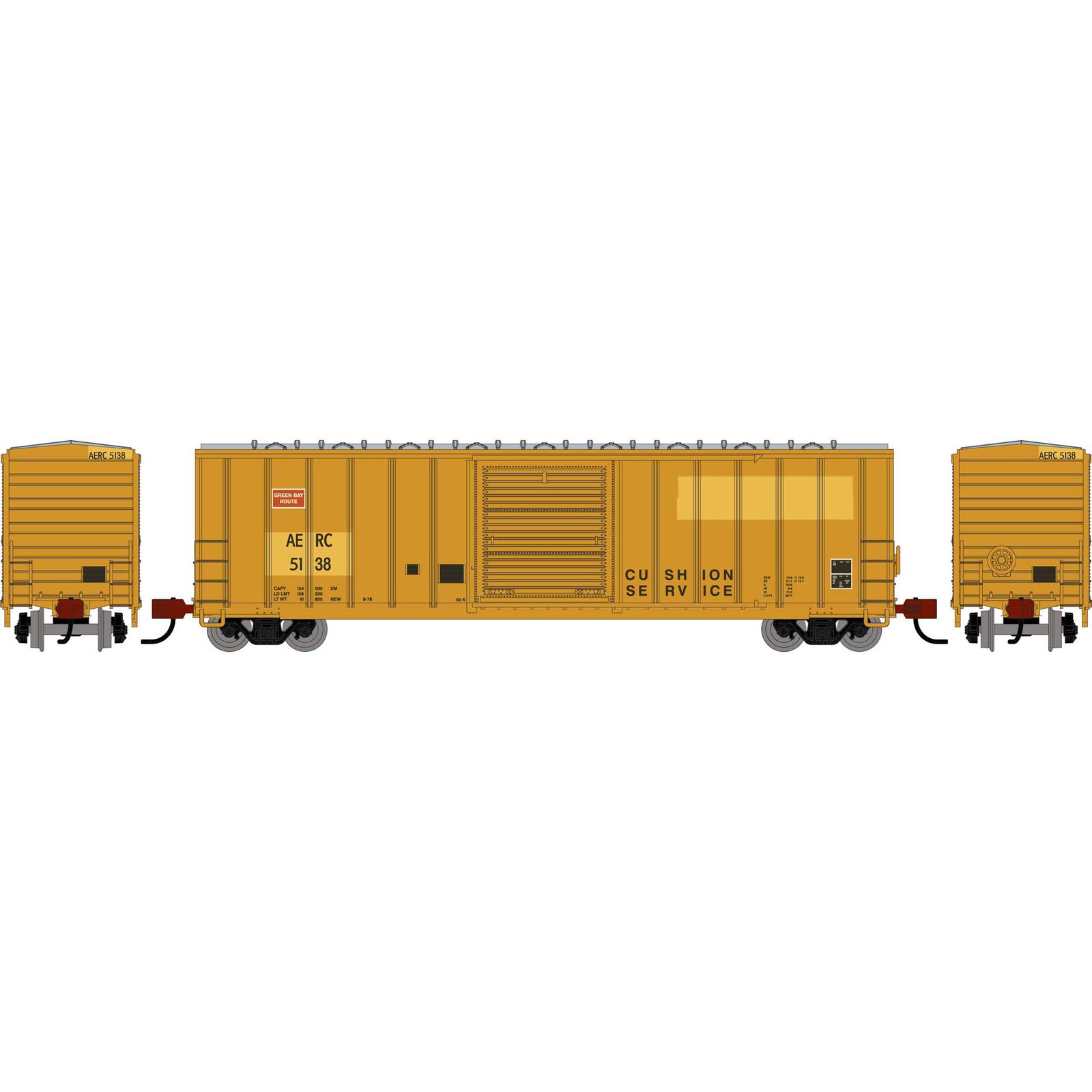 Athearn N ATH 50' FMC 5347 Single Door Box Car, Primed For Grime AERC #5138