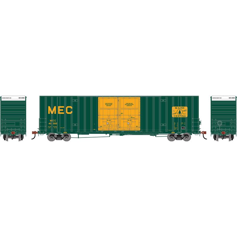 HO ATH 60' Gunderson High-Cube Double Door Box Car, Legendary Liveries MEC #40000