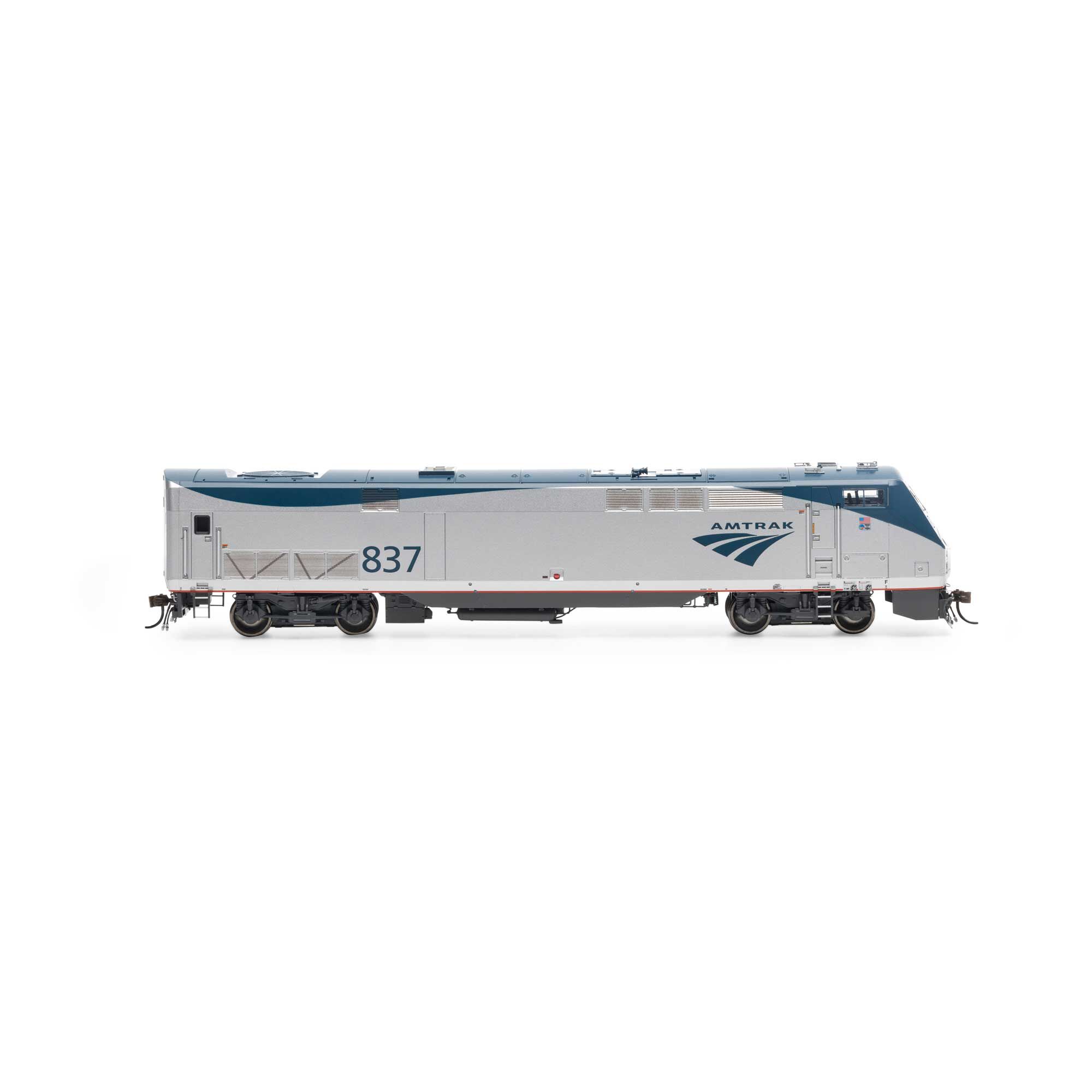Athearn HO P40DC Locomotive with DCC & Sound, Amtrak, Phase V #837