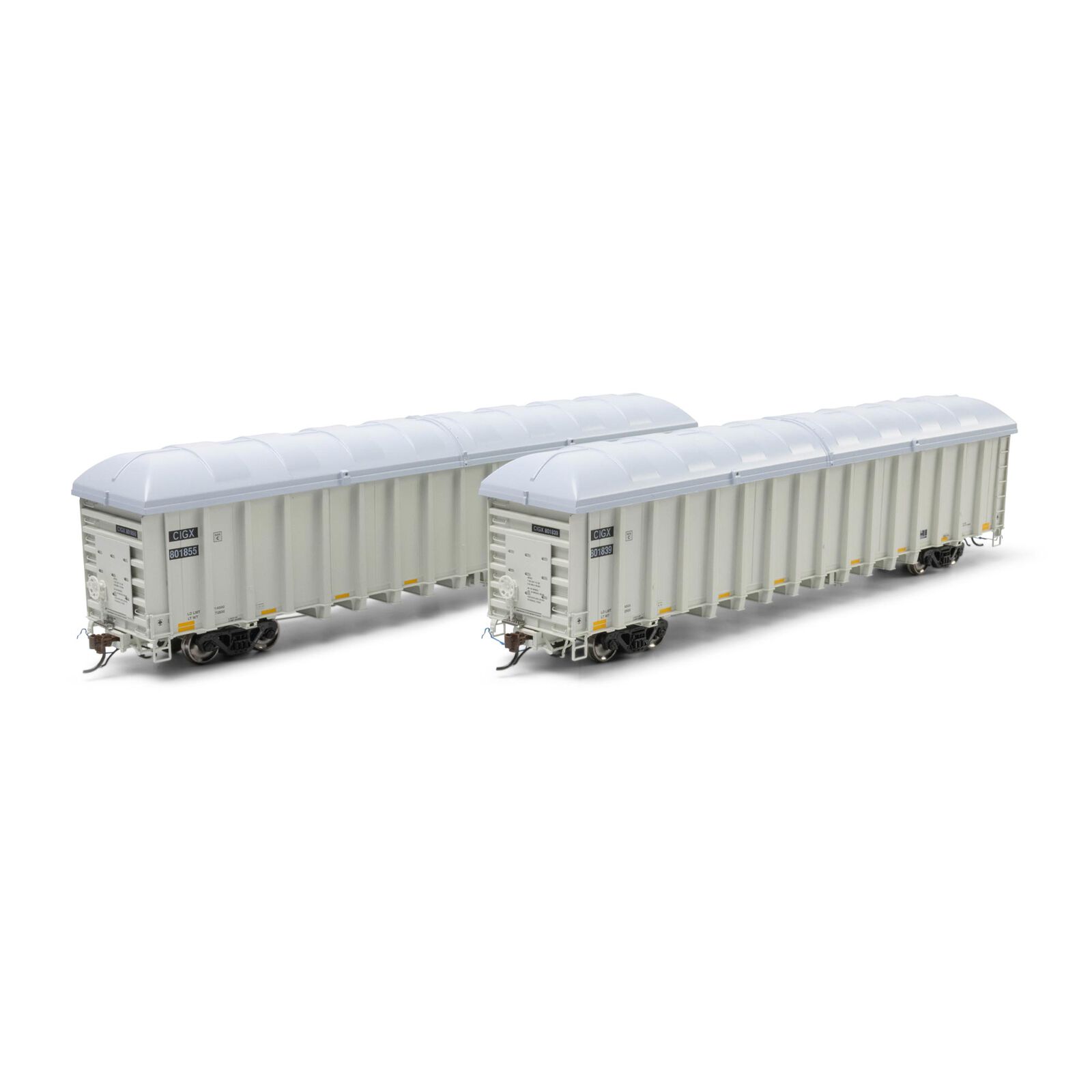 Athearn HO NSC 6400 Gondola with Cover, CIGX #801839, 801855 (2)