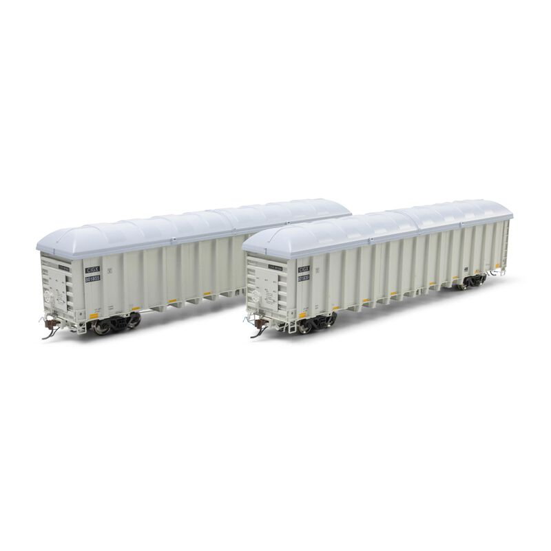 Athearn HO NSC 6400 Gondola with Cover, CIGX #801839, 801855 (2)