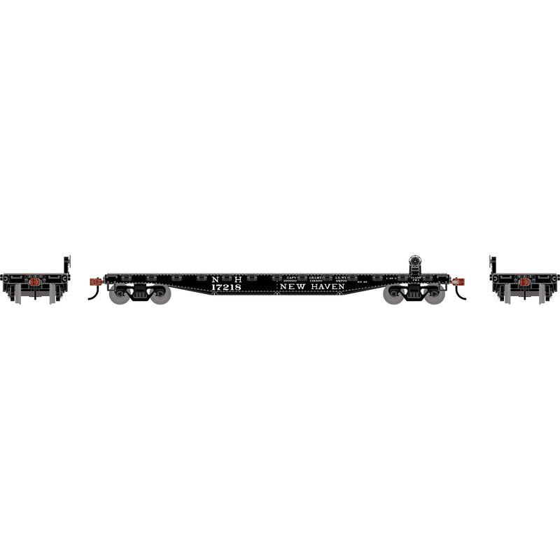 HO RND 50' Flat Car, NH #17218