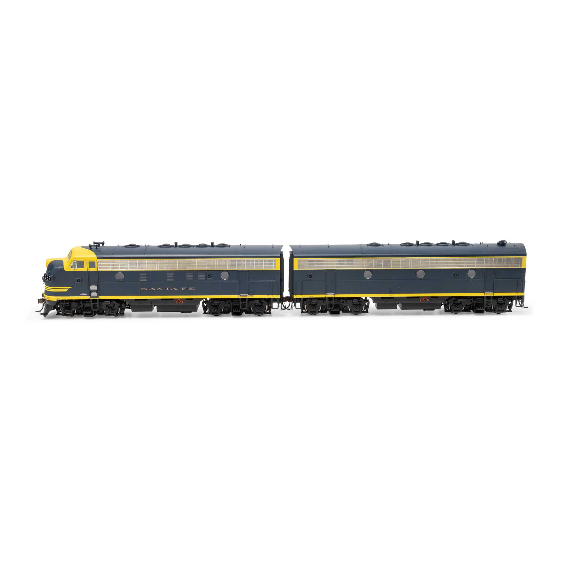 HO F7A / F7B Locomotive Set with DCC & Sound, ATSF #257L, #257A