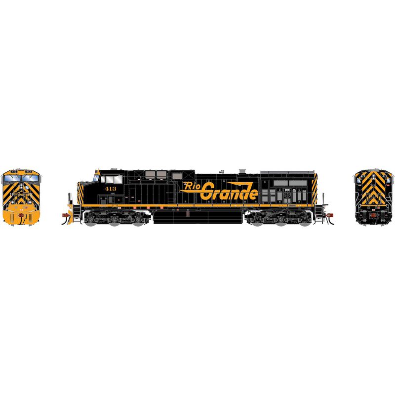Athearn Genesis HO GEN AC4400CW Locomotive w/DCC & Sound, Legendary Liveries DRGW #413