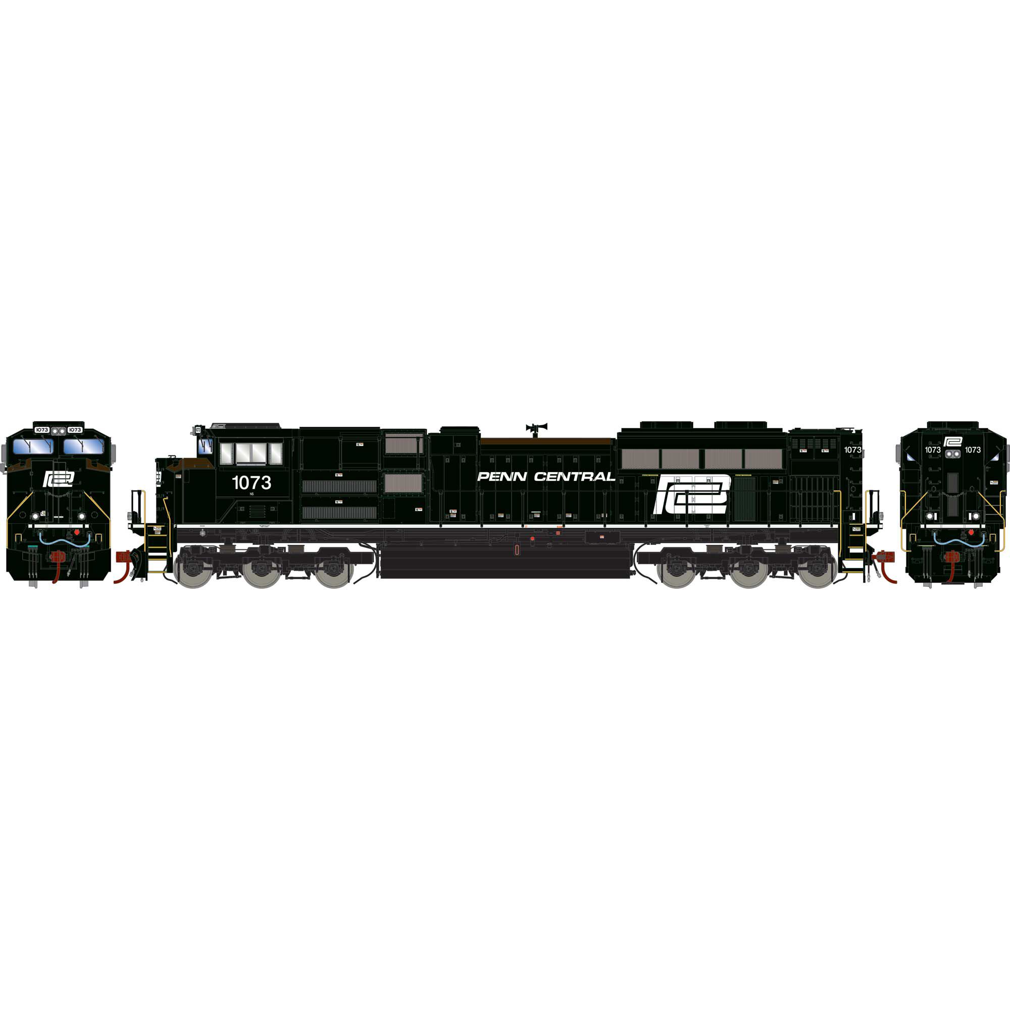 HO SD70ACe Locomotive, NS/PC Heritage #1073 Model Train | Athearn