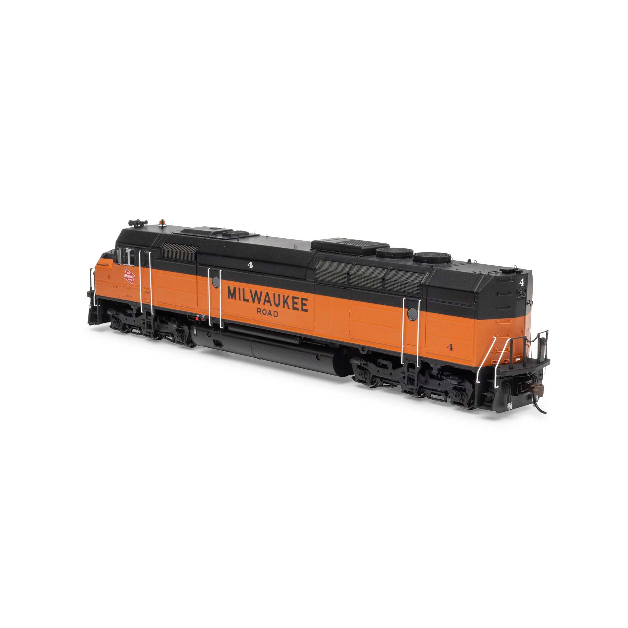 Athearn HO FP45 Locomotive with DCC & Sound, MILW #4 Model Train