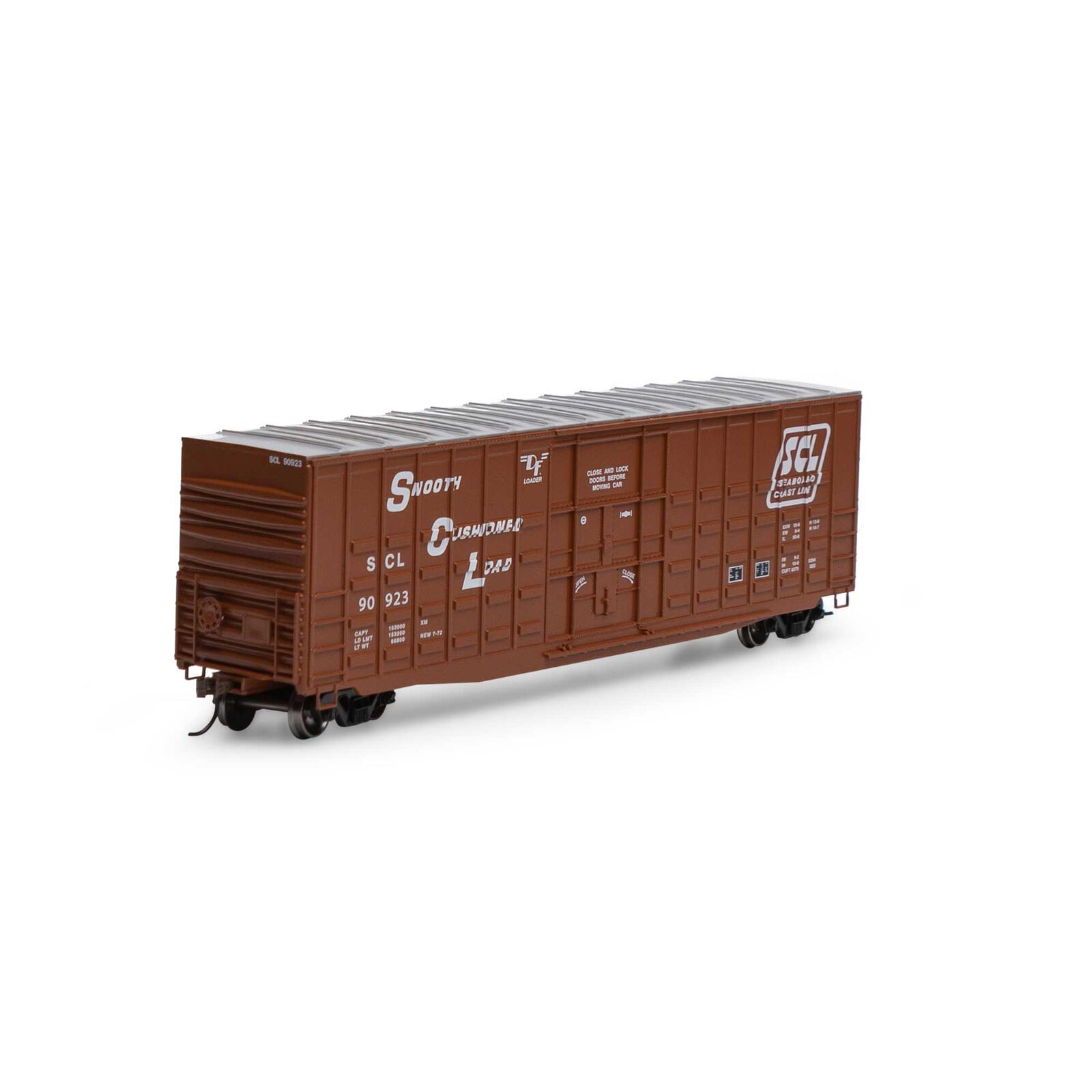 Roundhouse HO 50' Waffle HC Plug Door Box, SCL #90923