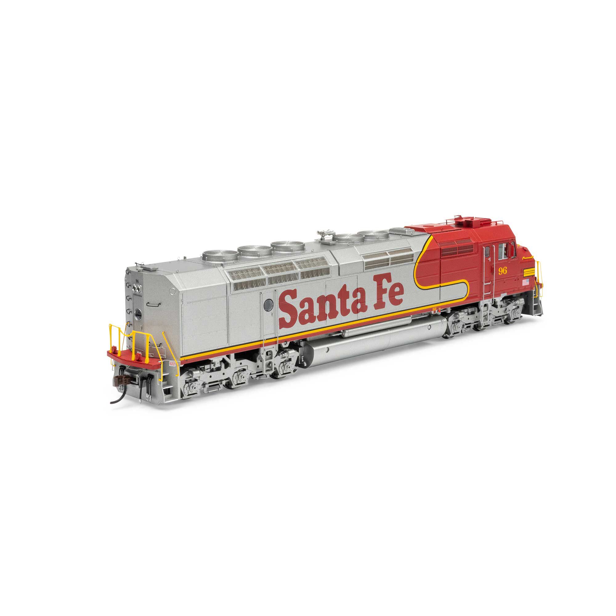 Athearn HO FP45 Locomotive with DCC & Sound, ATSF #96 Model Train