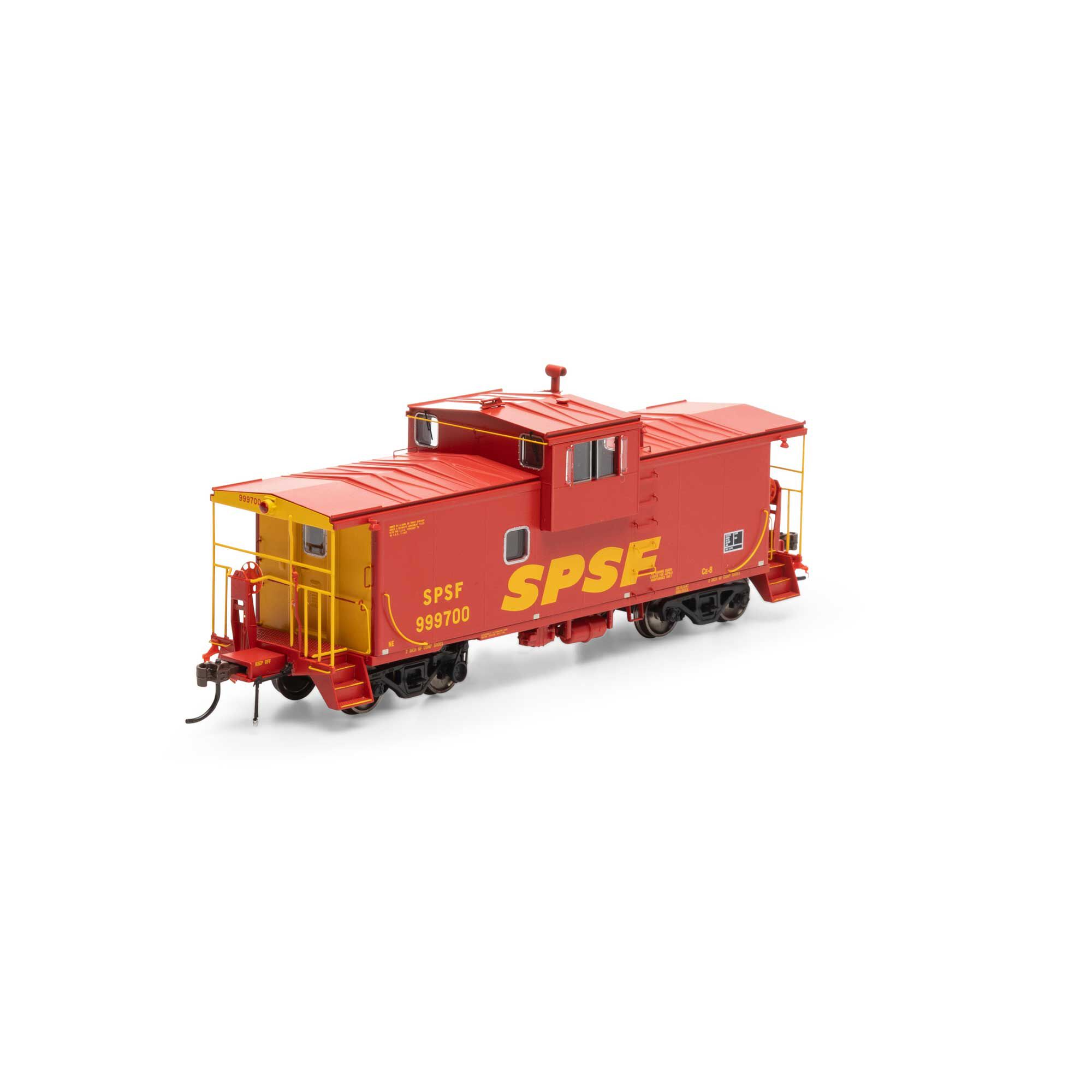 HO CE-8 ICC Caboose with Lights & Sound, SPSF #999700 Model