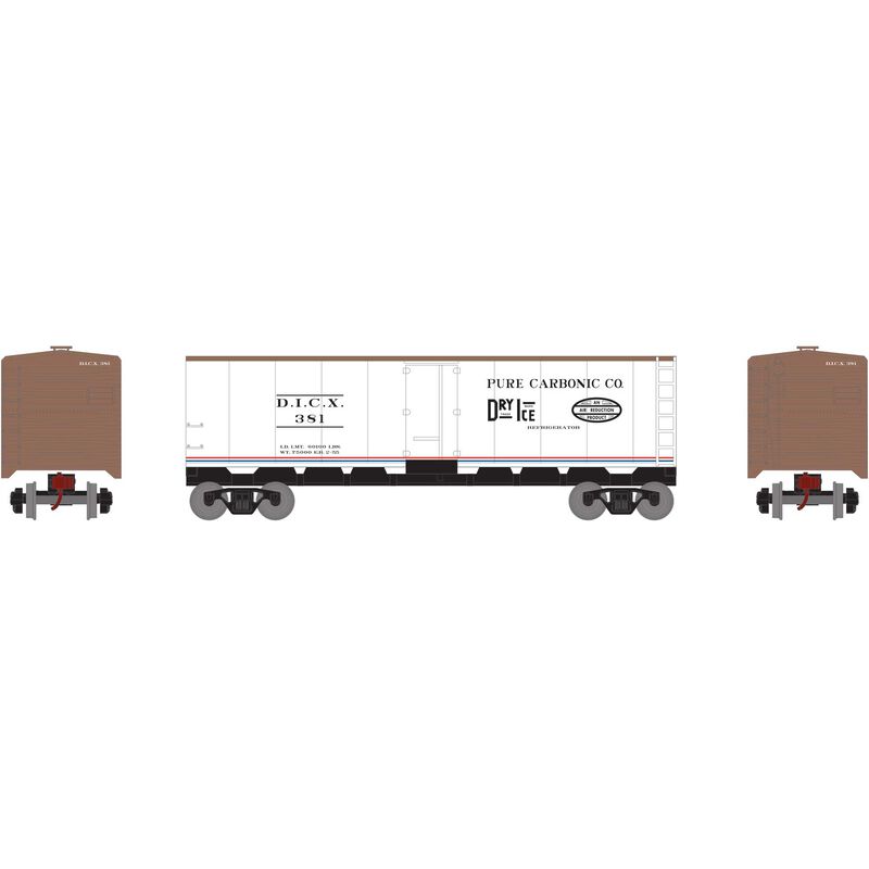 HO 40' Steel Reefer DICX #381