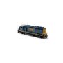 Athearn Genesis HO GP40-2 Locomotive with DCC & Sound, CSXT 'Boxcar Logo' #6237