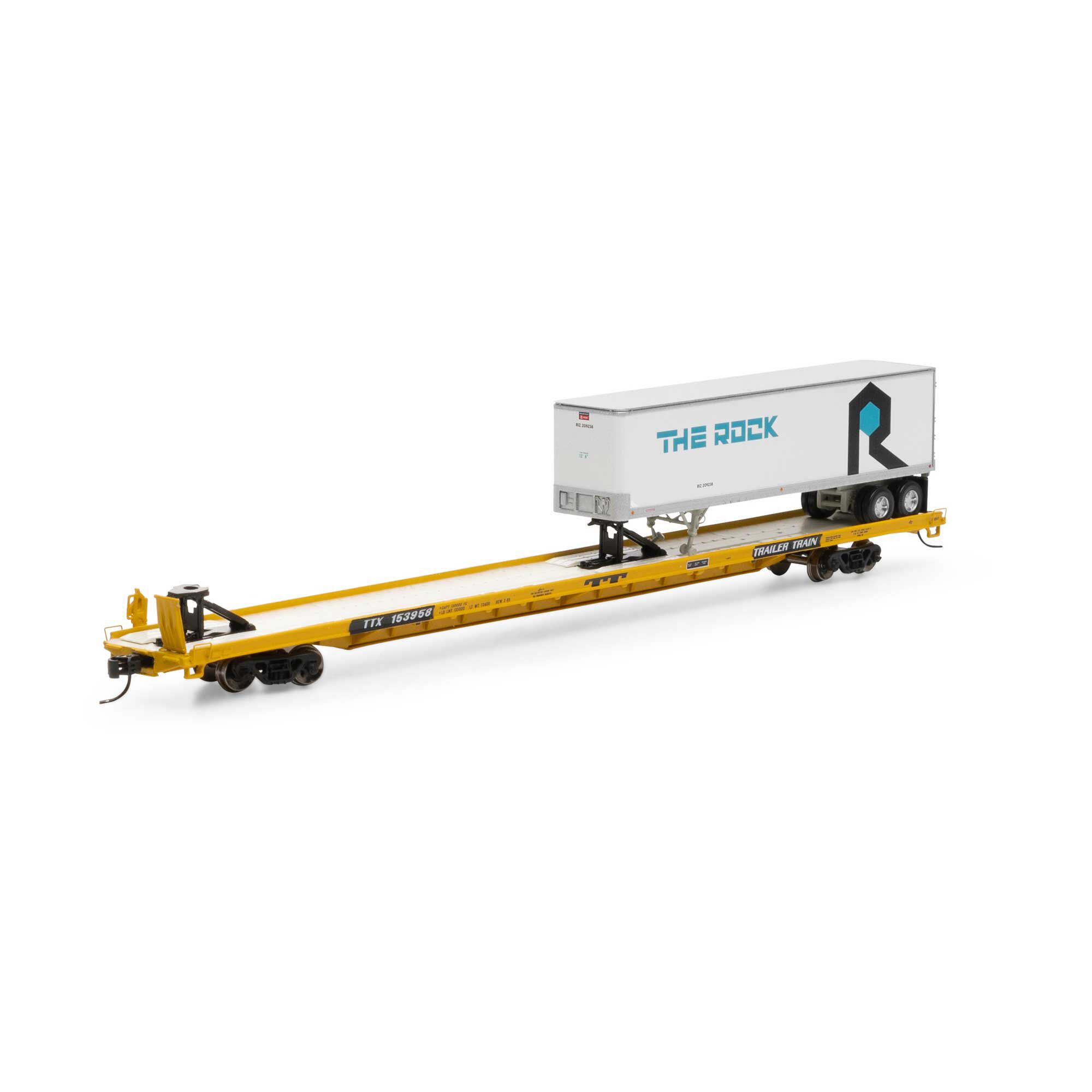 N F89F Trailer with 40' Trailer, TTX #153958, RIZ Trailer Model