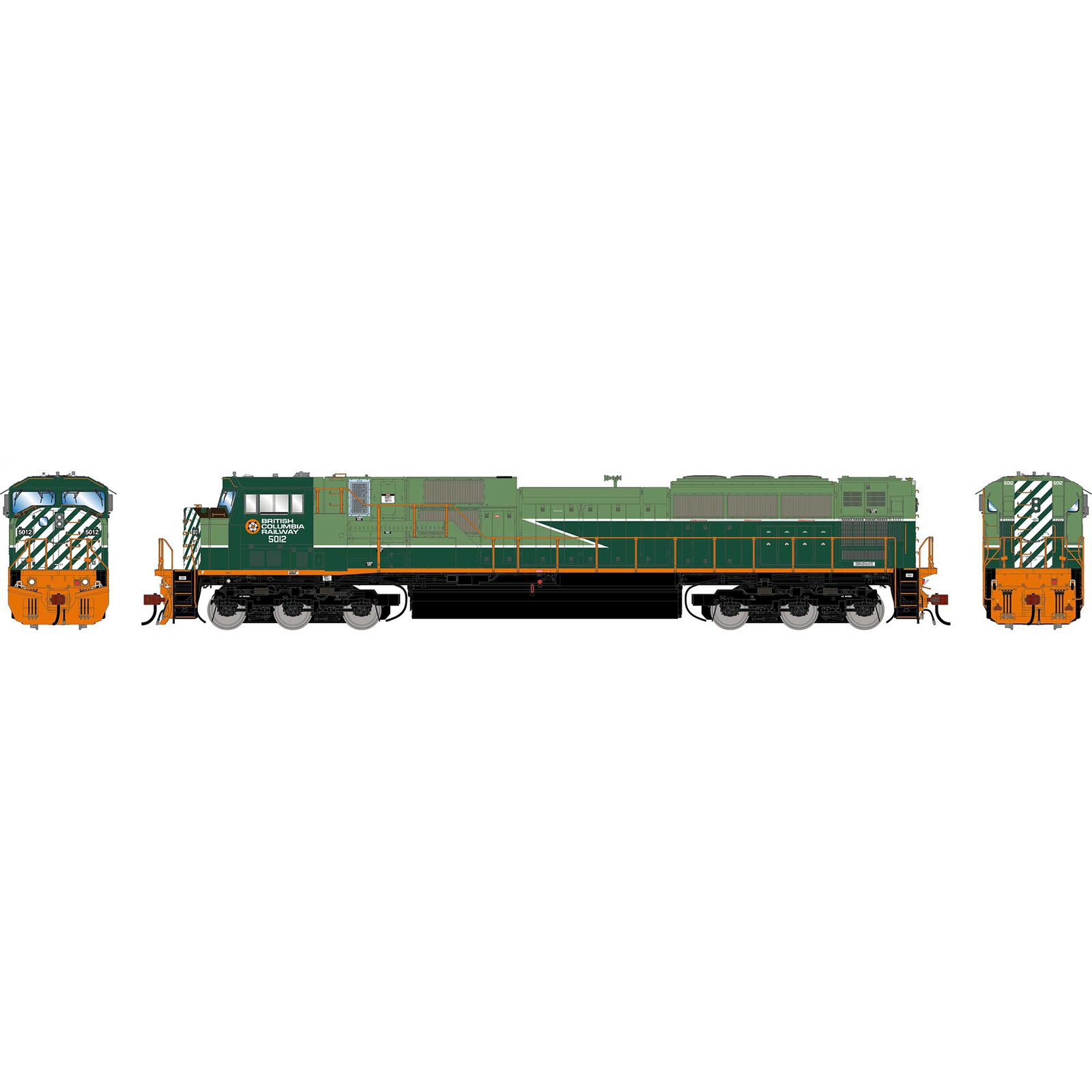 HO GEN SD90MAC-H PH I Locomotive, Legendary Liveries BCOL #5012