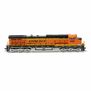 HO GE Dash 9-44CW Locomotive with DCC & Sound, BNSF Wedge #4437