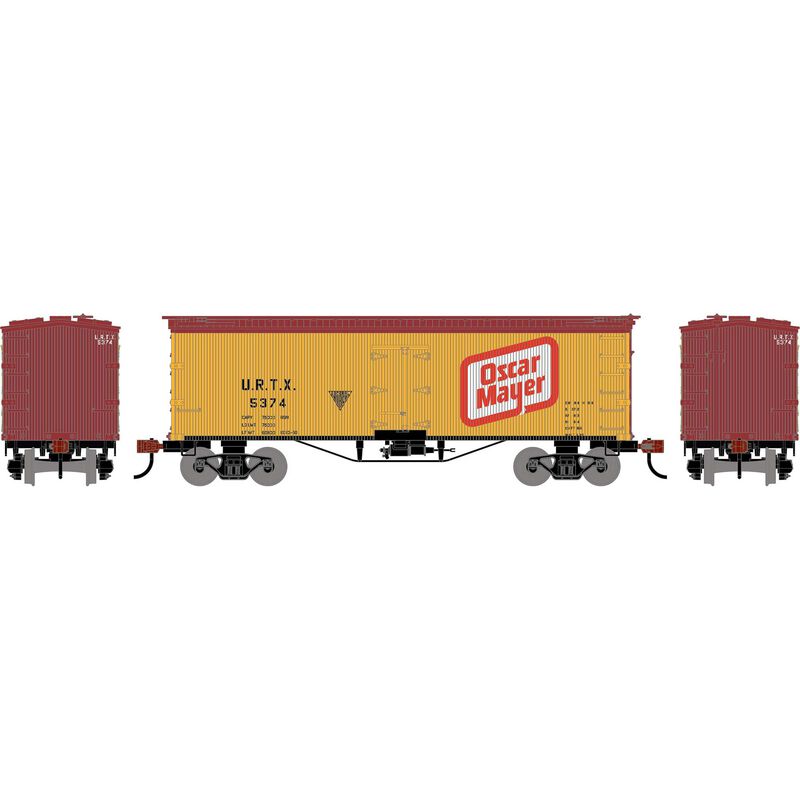 HO RND 36' Wooden Reefer, URTX #5374