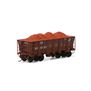 HO RTR 26' Ore Car Low Side with Load, CR #500003