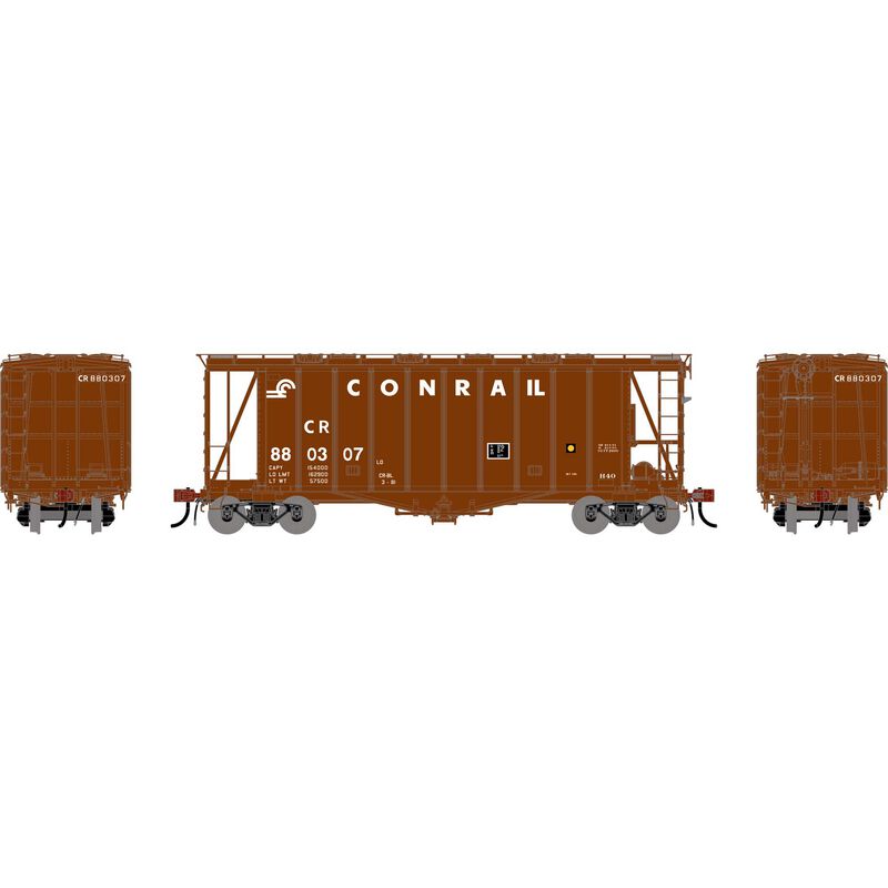HO GEN GATC 2600 Airslide Covered Hopper, CR #880307