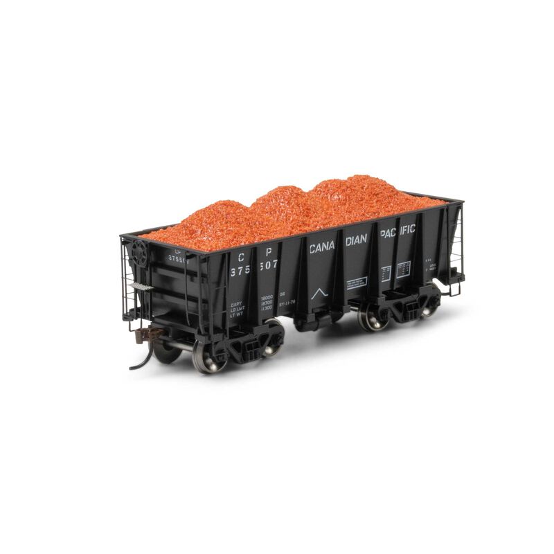 HO 26' PC&F Ore Car Tight-Bottom Low Side with Load, CP #375507
