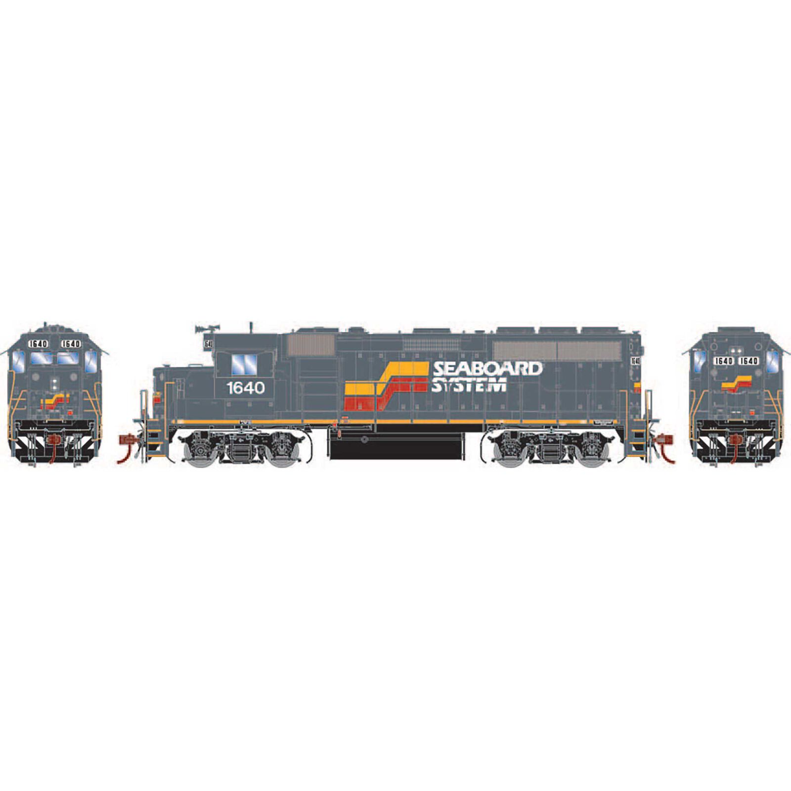 Athearn HO GP40-2, SBD/Ex-SCL #1640