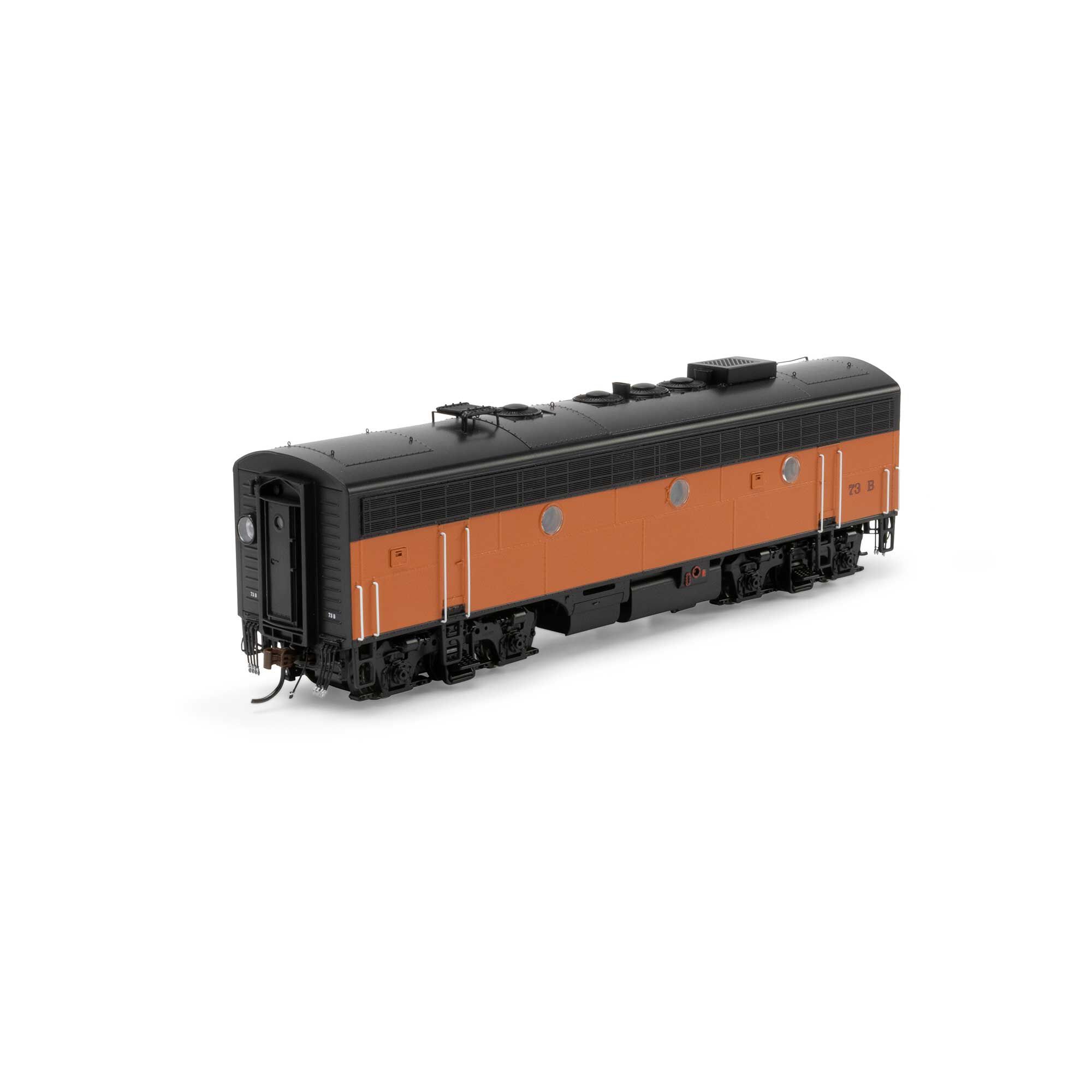 Athearn HO F7B Locomotive with DCC & Sound, MILW #73B Model Train