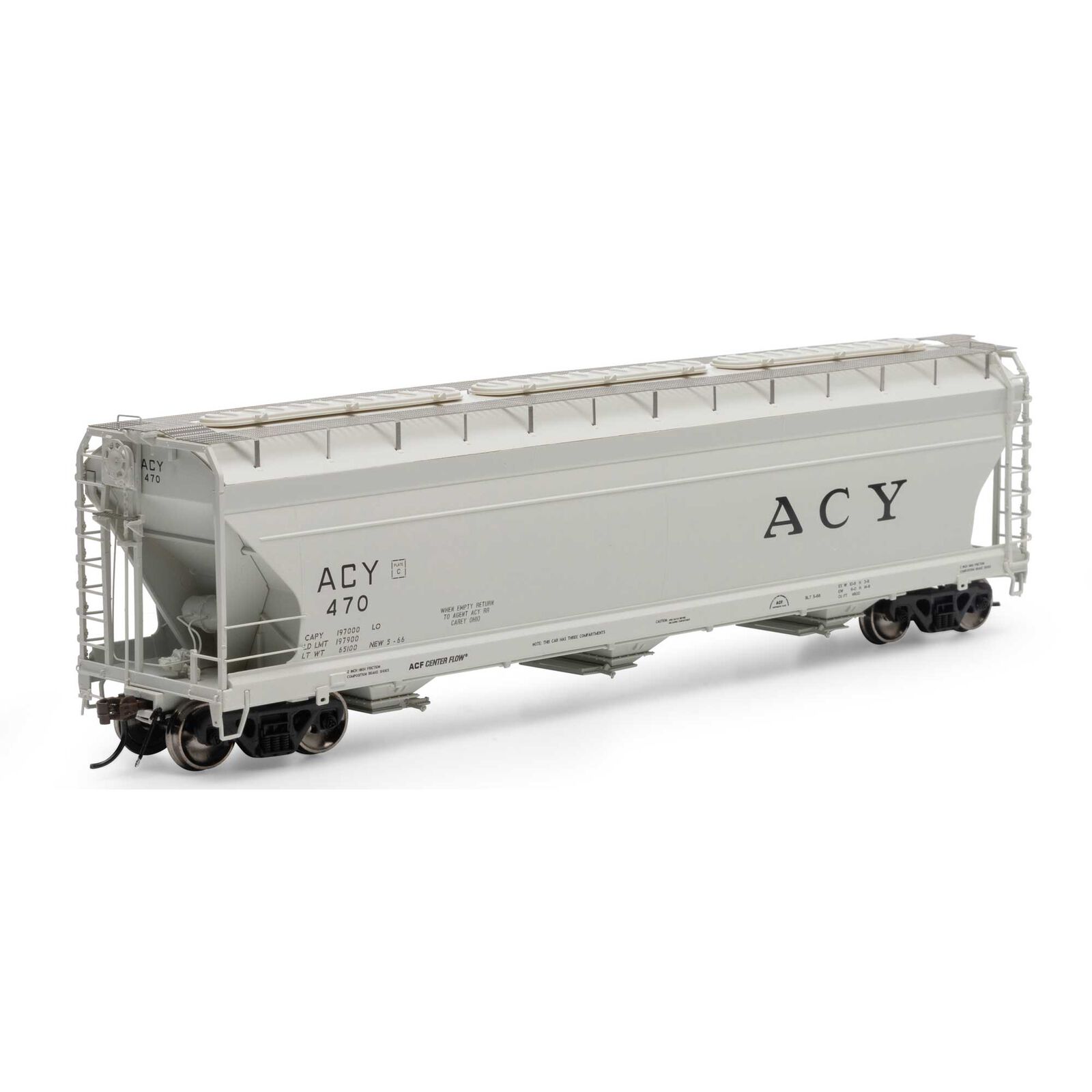 HO ACF 4600 3-Bay Center Flow Hopper, AC&Y #470