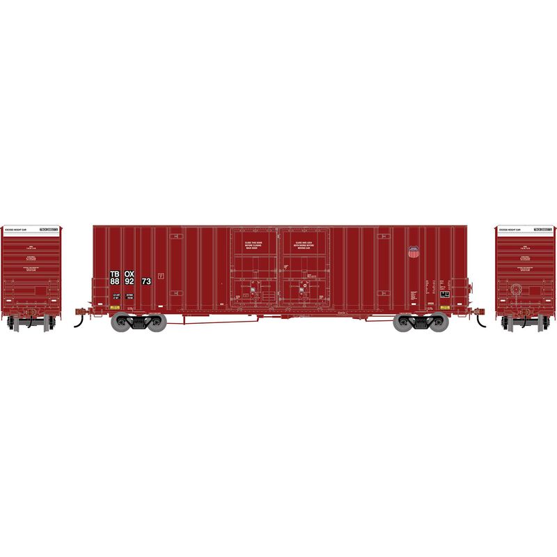 HO ATH 60' Gunderson High-Cube Double Door Box Car, TBOX #889273