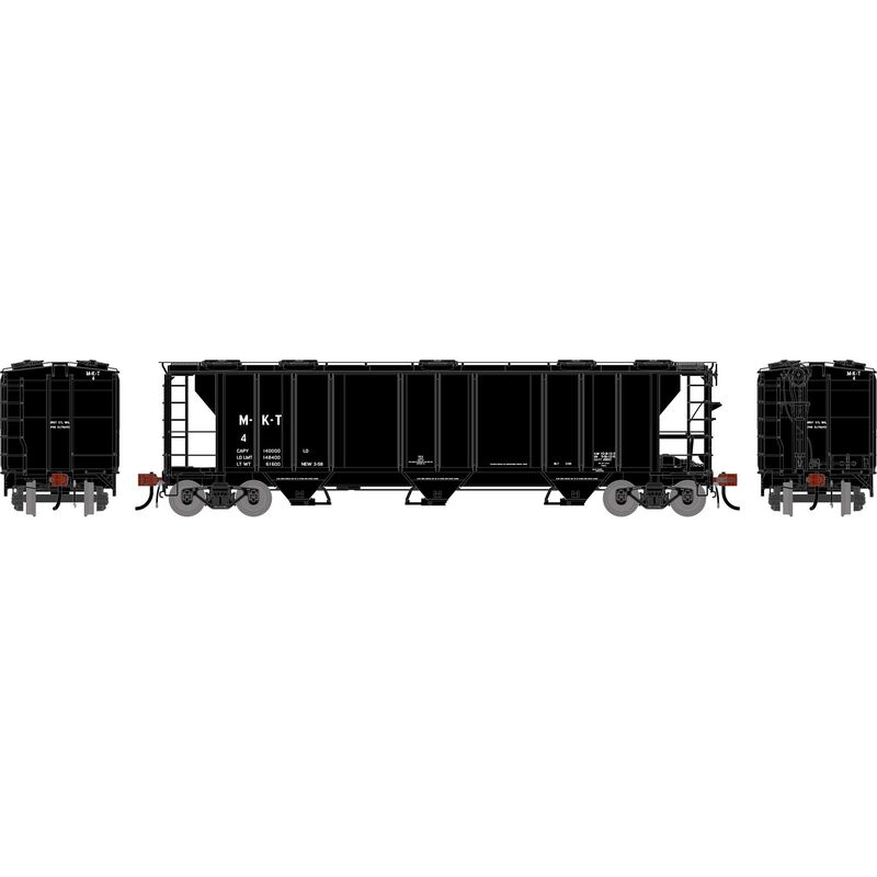 HO GEN PS 2893 3-Bay Covered Hopper, MKT #4